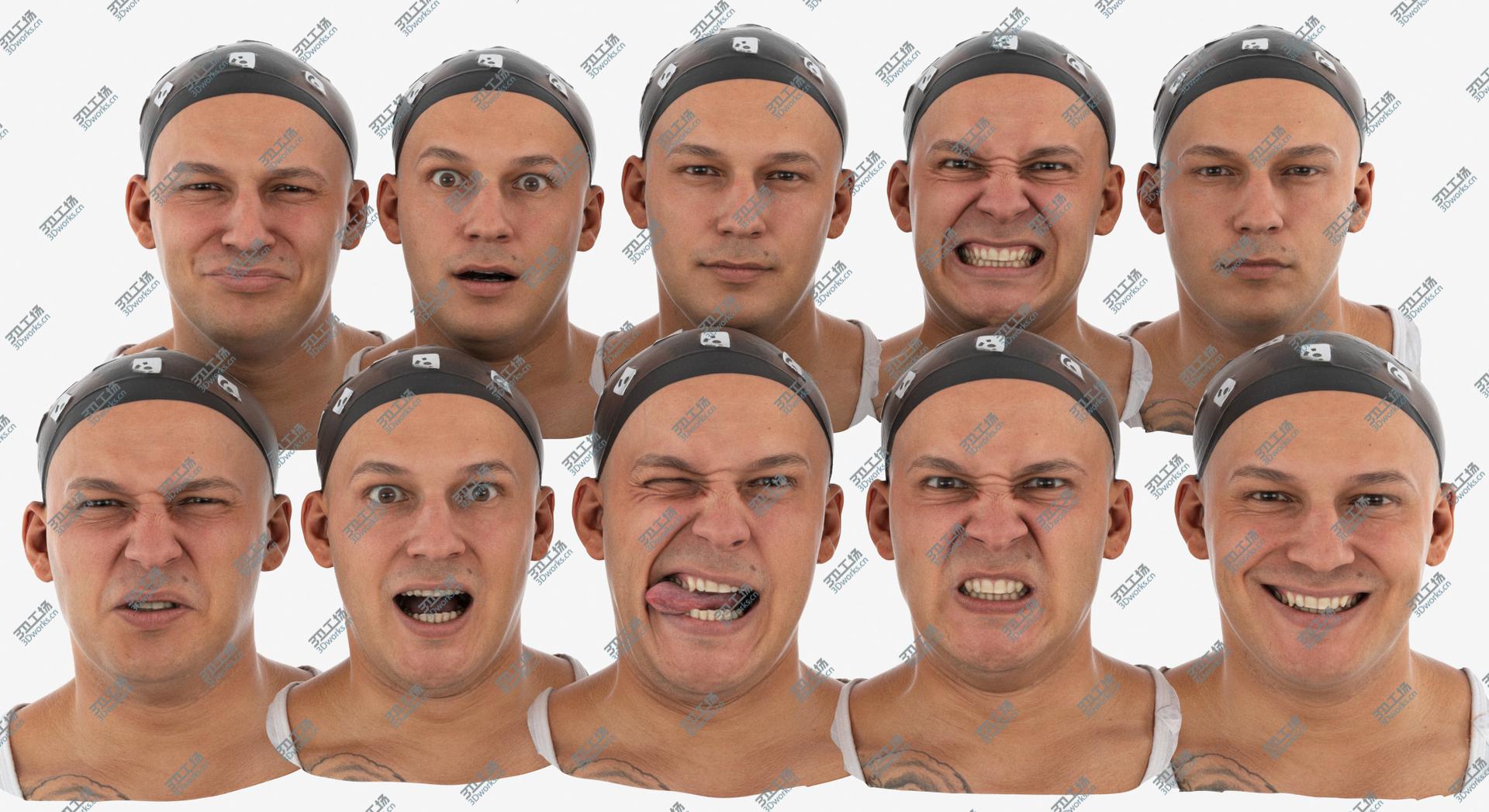images/goods_img/202105073/3D Marcus Retopologized Clean Scans Main Expression Set - 10 poses/2.jpg